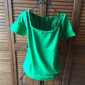 OLD NAVY BRAND LIME/EMERALD GREEN T-SHIRT LG